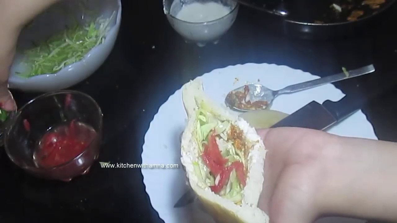 Pita Bread Recipe (Shawarma Bread) - How to make Pita Bread at Home