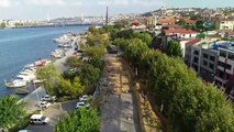 Eminönü-Alibeyköy Tramvay Hattı İnşaatında Son Durum Havadan Görüntülendi