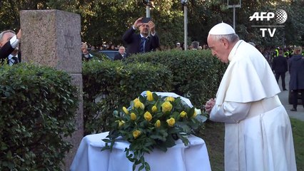 A Vilnius, le pape rend hommage aux victimes de l'Holocauste