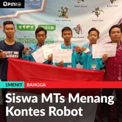 #1MENIT | Siswa MTS Menang Kontes Robot