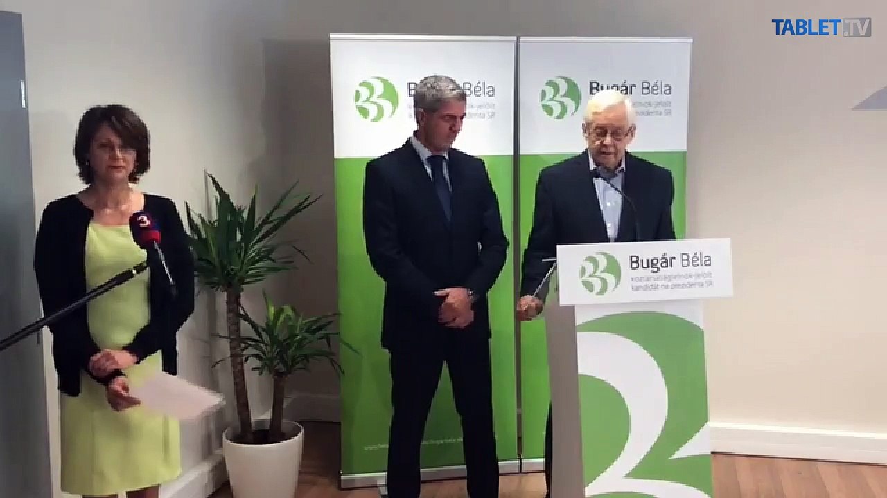 ZÁZNAM: TK Bélu Bugára o prezidentskej kampani