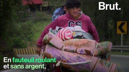 Un Vénézuélien parcourt 500 km en fauteuil roulant pour se soigner en Colombie