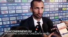 Chiellini in mixed post Frosinone-Juve