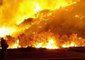 Fire Crews Tackle Growing Blaze Near Castaic, California