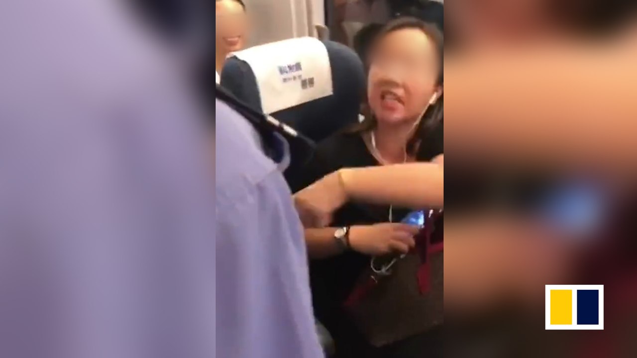 Furious argument after Chinese woman occupies s...