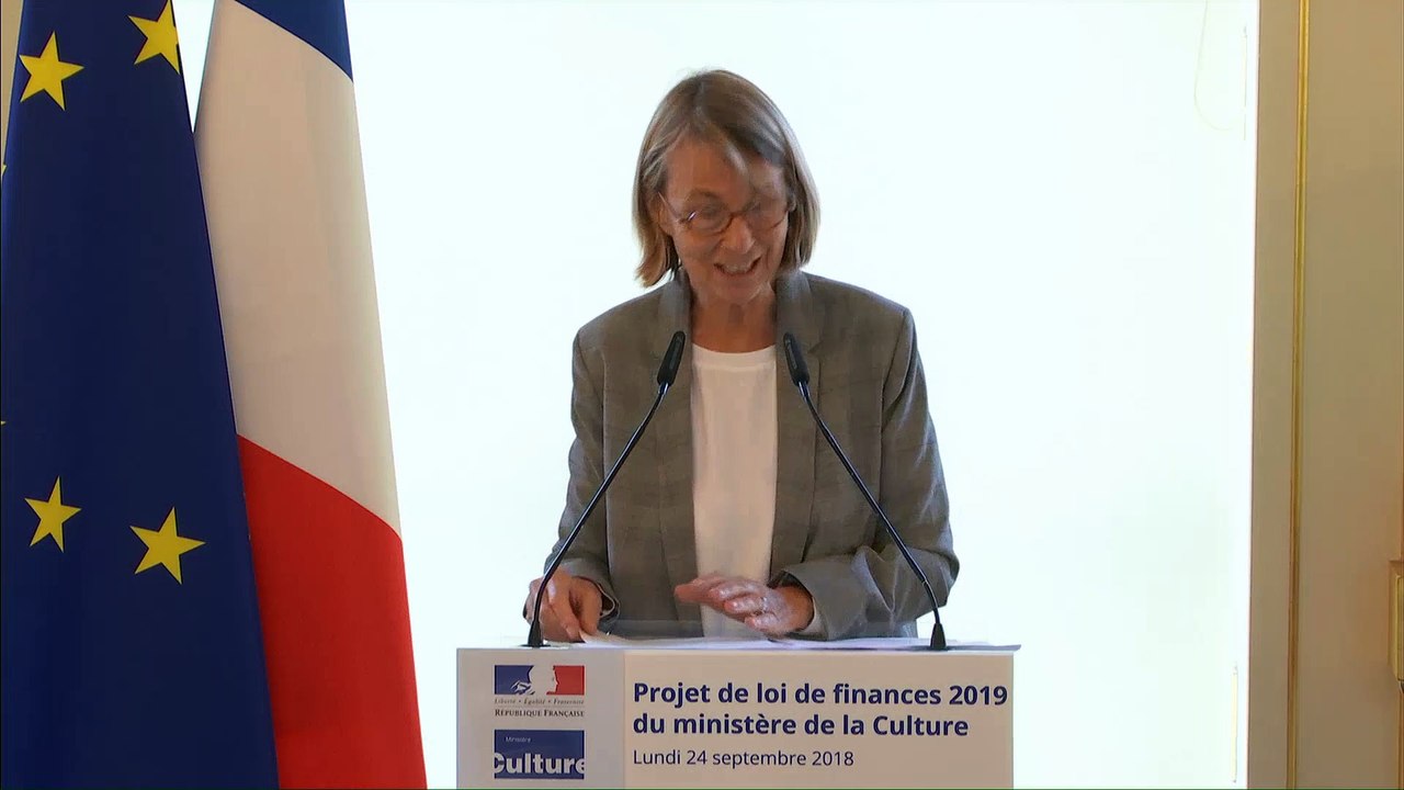 Présentation du projet de loi de finances 2019 du ministère de la Culture