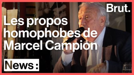 Les propos homophobes de Marcel Campion