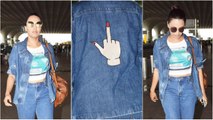 Swara Bhaskar wears the coolest Denim Jacket for her Airport look & we are loving it | FilmiBeat