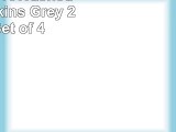Merryfeel PreWashed Linen Napkins  Grey 20x20  Set of 4