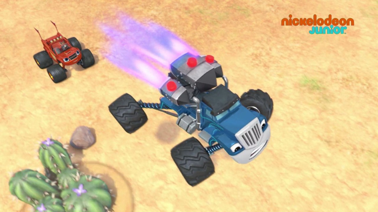 Blaze et les Monster Machines | Crusher sur réacteurs | NICKELODEON JUNIOR
