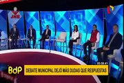 Elecciones 2018: las principales propuestas de los candidatos por Lima en el debate municipal