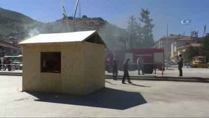 Tokat'ta İlk Yardım ve Yangın Söndürme Tatbikatı Düzenlendi