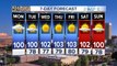 Temperatures hover around 100 degrees all week long