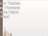 Ambesonne Watercolor Flower Decor Tablecloth Summer Flowers in Retro Style Painting Effect