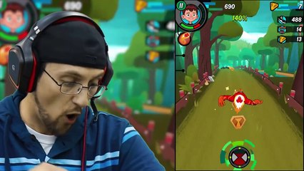 ALIENS INVADE TFGT!!  BEN 10- UP TO SPEED Cartoon Network Game w_ Duddy & Omnitrix (Ben 10 Reboot)