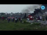 EXCLUSIVA Se desploma avioneta en Toluca