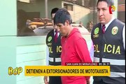 San Juan de Miraflores: detienen a integrantes de banda dedicada al robo de vehículos y extorsión