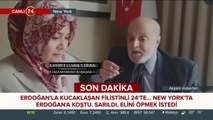 Başkan Erdoğan'a sarılan Filistinli 24 TV'de