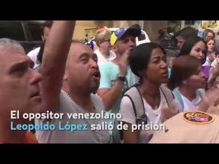 Download Video: Leopoldo López, el líder opositor venezolano salió de prisión