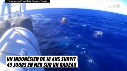 Un Indonésien de 18 ans survit 49 jours en mer sur un radeau