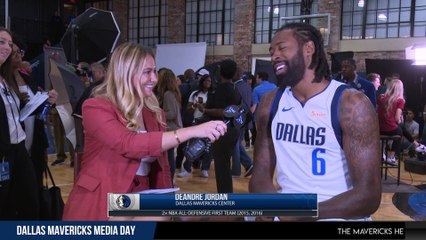 Dallas Mavericks Media Day: DeAndre Jordan