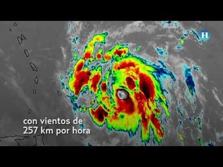 El huracán "María" tocó tierra en Dominica y se dirige a Puerto Rico