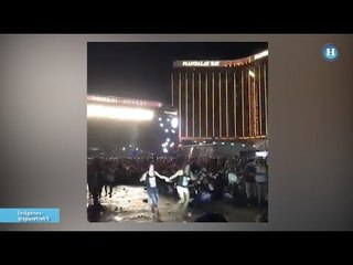 Usuarios de redes sociales captan momento del tiroteo en Las Vegas