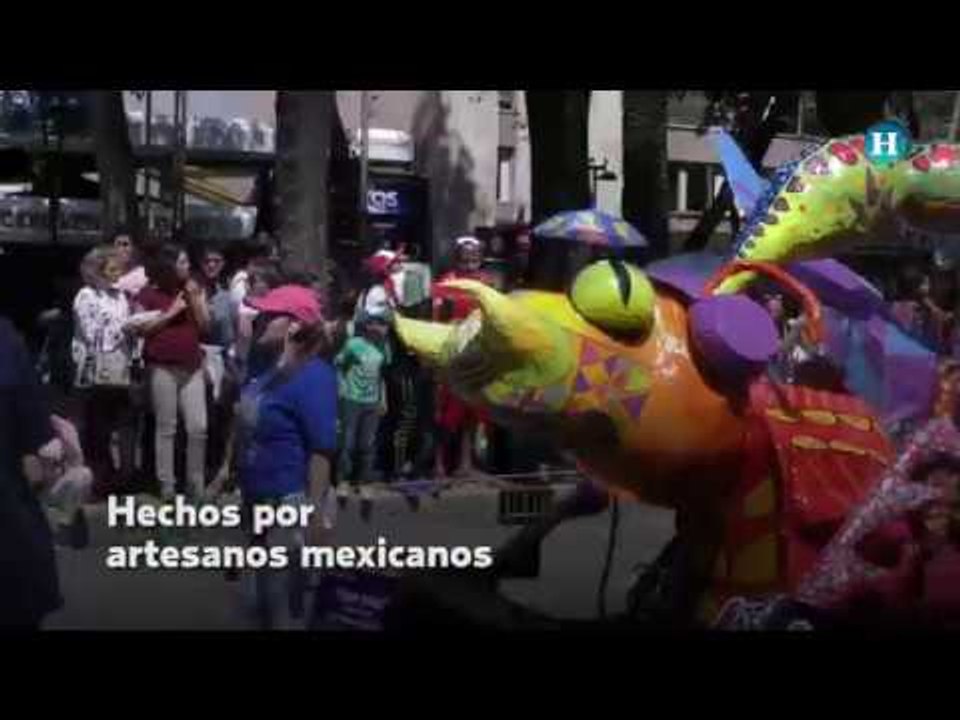Alebrijes monumentales  llenaron de color la CDMX
