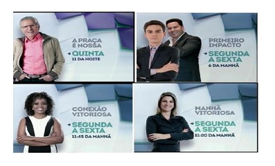 Drops chamadas curtas - A Praça é Nossa, Primeiro Impacto, Conexão Vitoriosa e Manhã Vitoriosa | TV Vitoriosa SBT