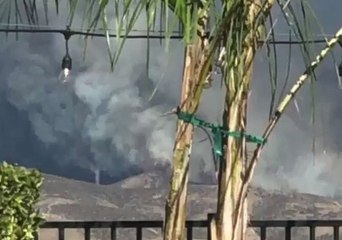 Smoke From Charlie Fire Obscures Views Across San Fernando Valley