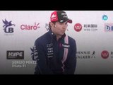 Checo Pérez listo para correr el Gran Premio de México