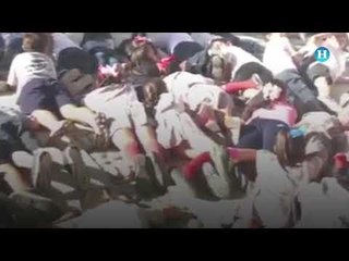 Realizan simulacro de balacera en primaria de BC, La Paz