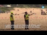 Drones para alertar de tiburones en la playa