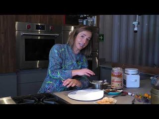 Lasaña de turrón con castañas