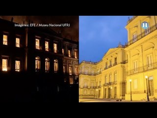 Museo Nacional de Río de Janeiro (antes y después)
