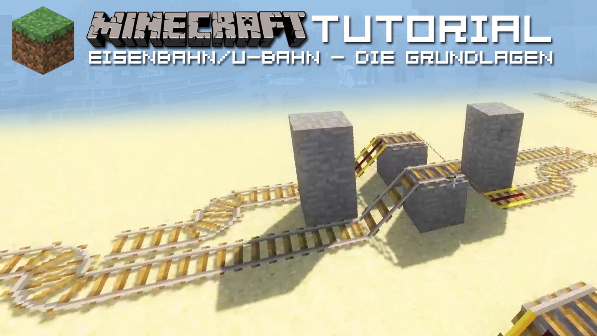 Eisenbahn U Bahn Bauen Die Grundlagen Minecraft Tutorial De Ger Video Dailymotion
