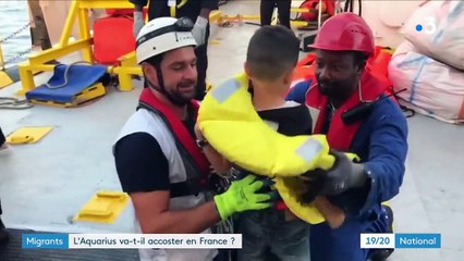 Migrants : l'"Aquarius" va-t-il accoster en France ?