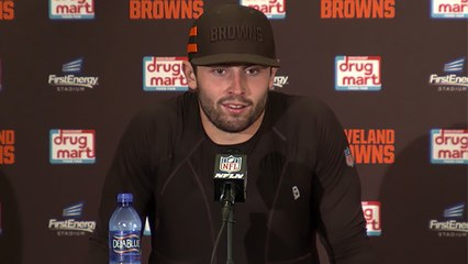 Baker Mayfield reacts to being named Browns' starting QB