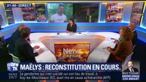 Affaire Maëlys: la reconstitution est en cours à Pont-de-Beauvoisin