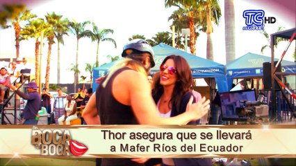 ¿Será que Mafer Ríos lo deja todo y se va a Colombia con su amado Thor?