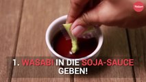 8 Dinge, die ein Sushi Kenner niemals tun würde