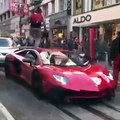 Il n'aurait pas du sauter sur cette Lamborghini Aventador