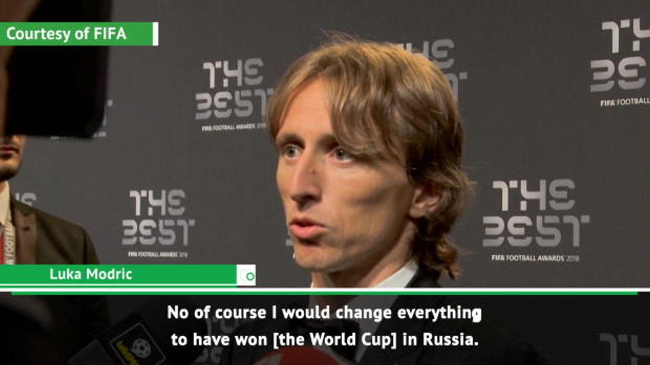 Modric would trade all individual awards for World Cup trophy
