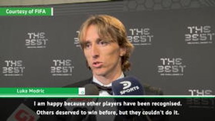 Other players should be recognised alongside Ronaldo and Messi - Modric