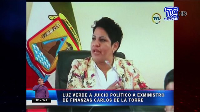 Luz verde a juicio político a exministro de Finanzas, Carlos de la Torre