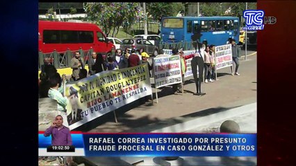 Rafael Correa incluido en investigación de caso Gonzáles y otros