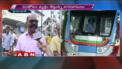 Hyderabad Metro Line From LB Nagar -Miyapur Route Begins | Public Opinion on Metro services