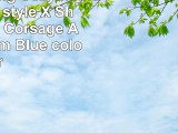 Housewarming Cozymom Japanese style X Shape Cotton Corsage APRON Denim Blue color