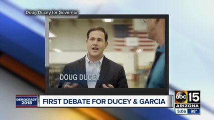 First debate held between Doug Ducey and David Garcia