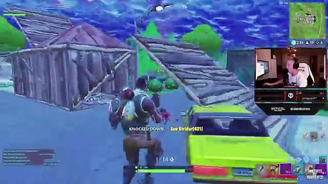 Ninja Reacts To The Fastest Editor in Fortnite "Symfuhny"! Fortnite Op & Funny Moments